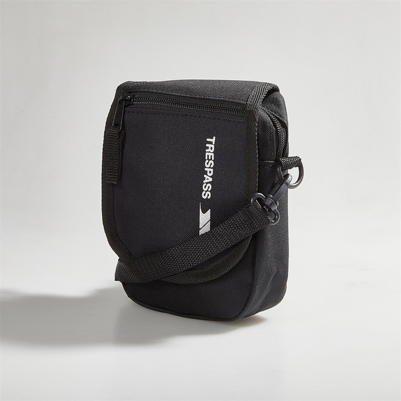 Trespass Helicon Schulter Gurt Tasche Schwarz