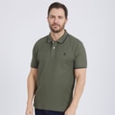 MCS Heren River Polo’s met korte mouwen Khaki