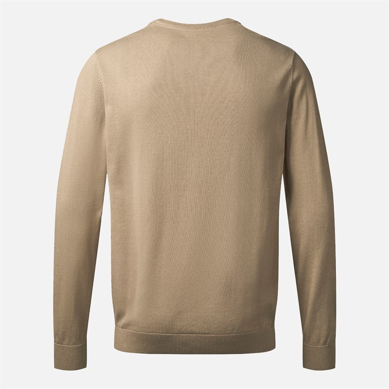 MCS Heren Ronde Hals Ellison Gebreide Trui  Silver Mink - Afbeelding 2