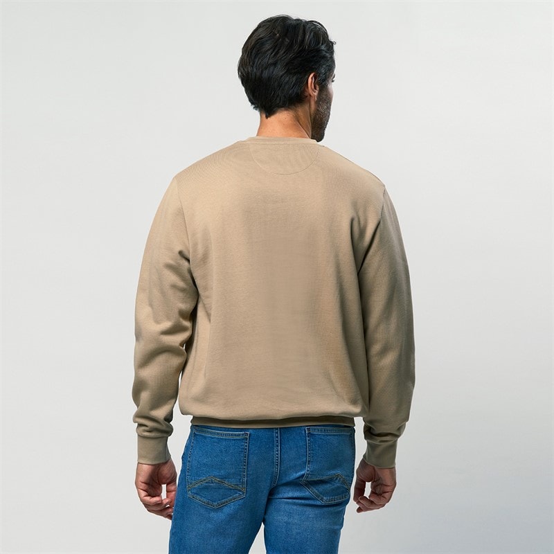 MCS Herren Skyler Sweatshirt  Silver Mink - Bild 2