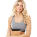Reebok Damen Simone Performance Sports BH Graumeliert