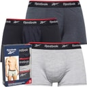 Reebok Heren Redgrave Performance Drie Pack Boxershort Zwart