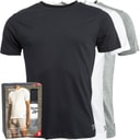 Reebok 3 szt. T-shirts dla niego kolor czarny/szary marglowy/biały