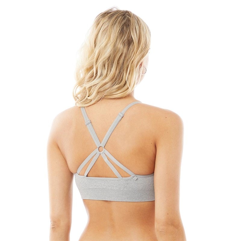Reebok Sportbeha Dames Maryna Naadloos Grijs Melange - Afbeelding 2