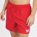 Reebok Zwemshorts Heren Yale Vector Rood