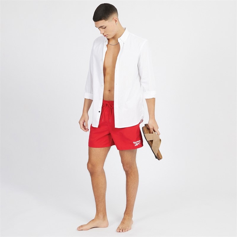 Reebok Shorts de bain Yale Homme Vector rouge - Image 3