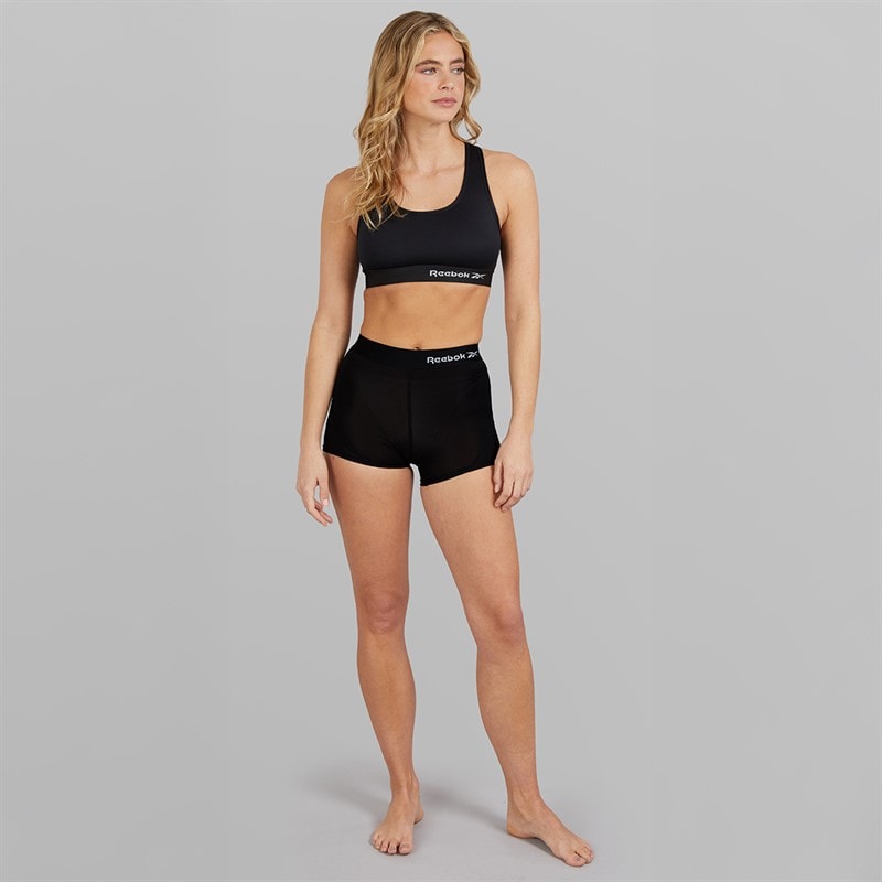 Reebok Performance-Shorts Damen Schwarz - Bild 3