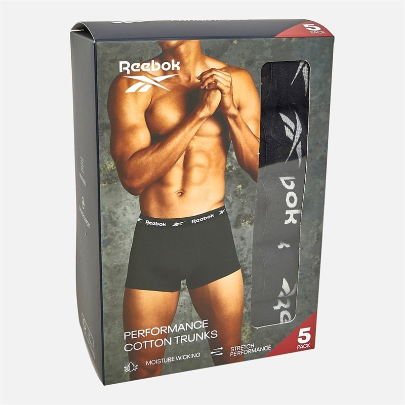 Reebok Herren Boyes Boxershorts Schwarz - Bild 2