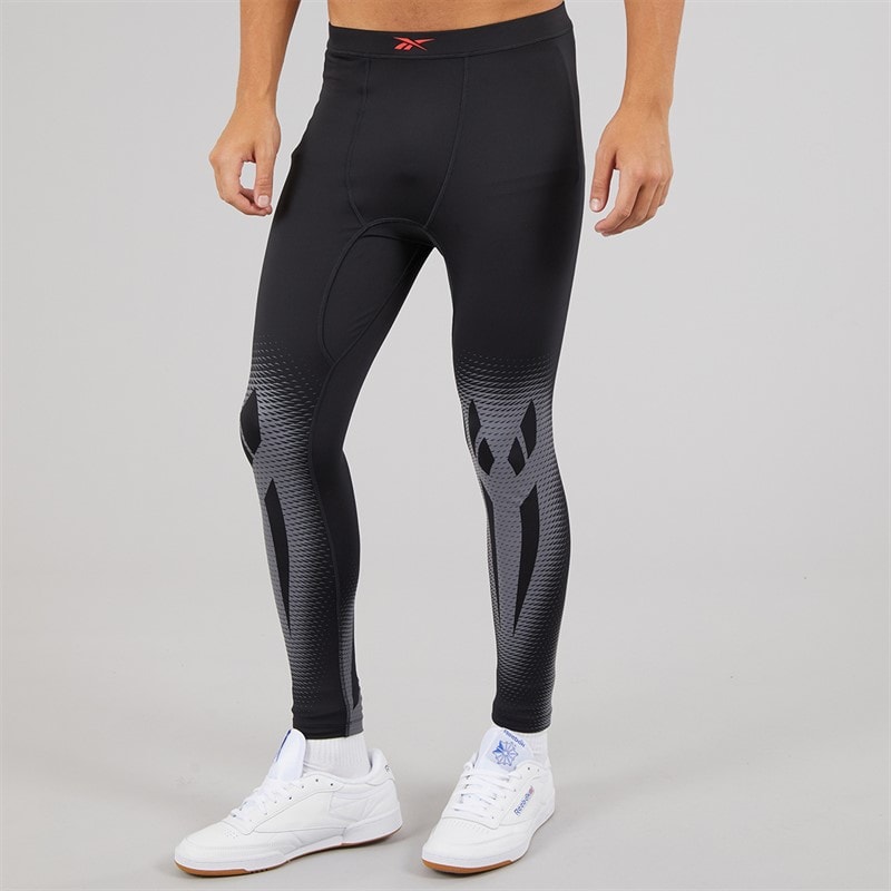 Reebok Herren Energy Return System Performance Tights Schwarz/Grau - Bild 2