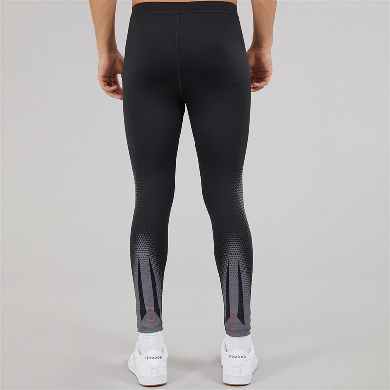 Reebok Herren Energy Return System Performance Tights Schwarz/Grau - Bild 3