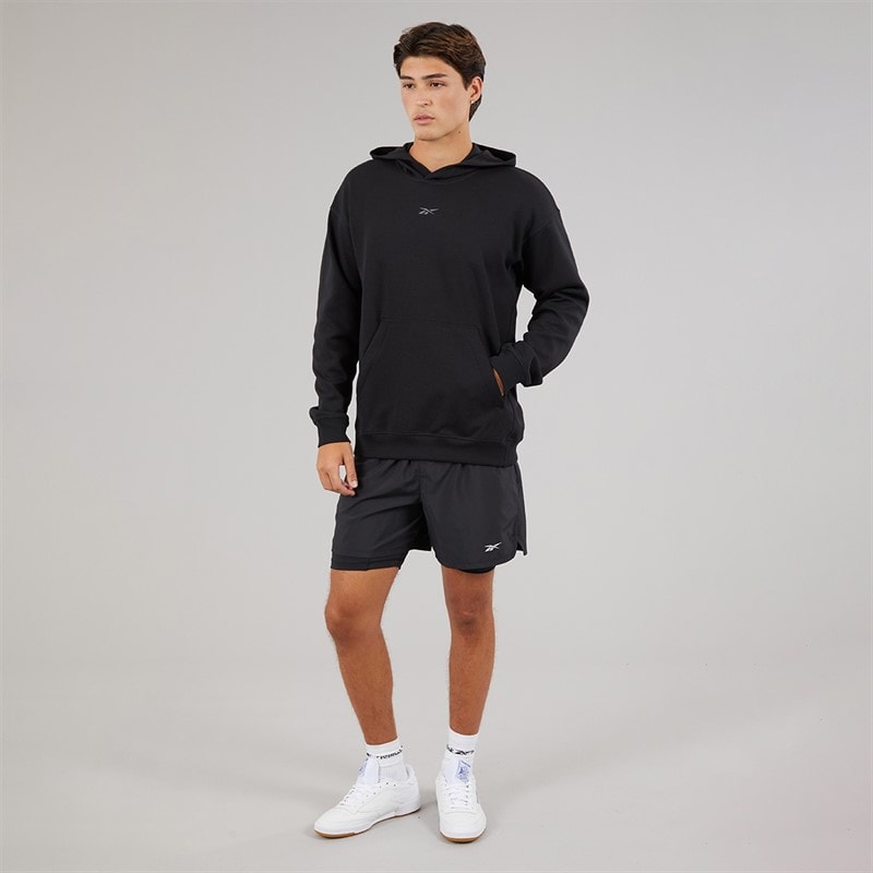 Reebok Bluza z kapturem dla niego kolor Czarny – zdjęcie  3
