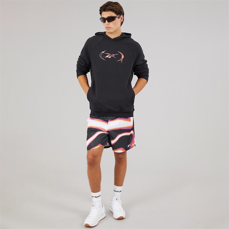 Reebok Herren Reebok Basketball Grafik 7 Zoll Transition Shorts Heat Wave - Bild 4