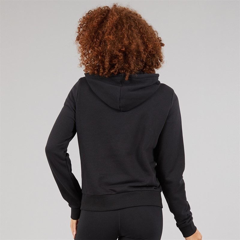 Reebok Damen Reebok Identity Kleines Logo Französischer Frottee Kapuzenpullover Schwarz - Bild 2
