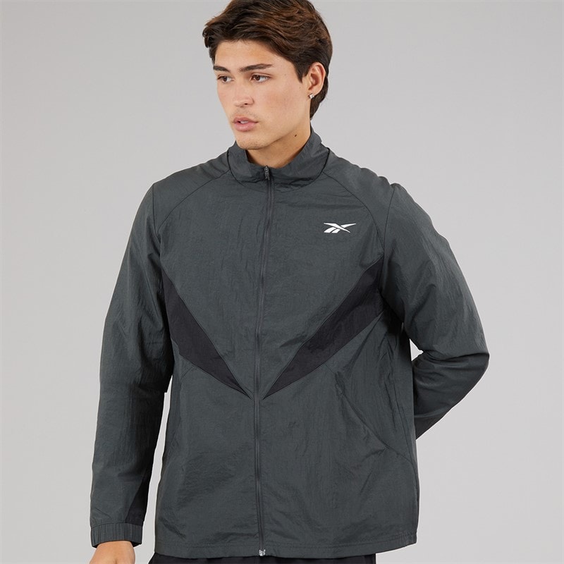 Reebok Heren Basketbal Track Top Grey 6
