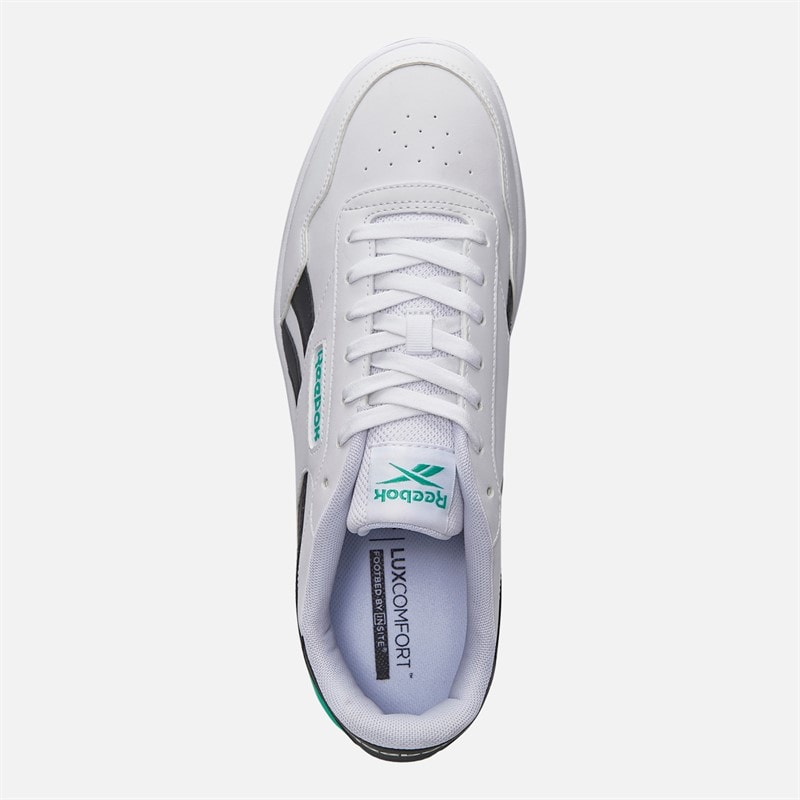 Reebok Baskets Court Advance Clip Blanc/Noir/Team Teal - Image 4