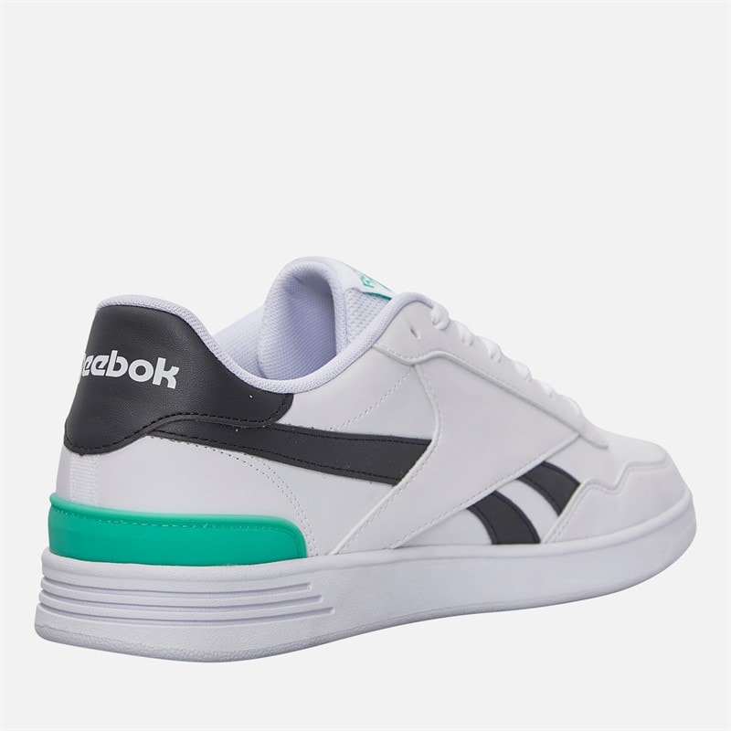 Reebok Baskets Court Advance Clip Blanc/Noir/Team Teal - Image 5