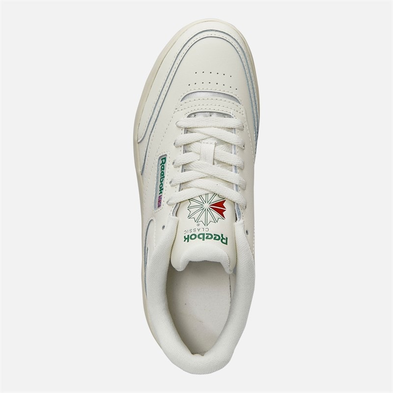 Reebok Club C Extra Baskets Chalk/Chalk/Glen Green - Image 4