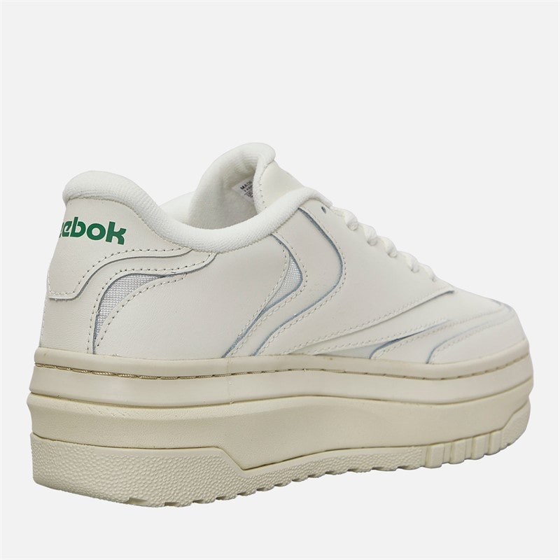 Reebok Club C Extra Baskets Chalk/Chalk/Glen Green - Image 5