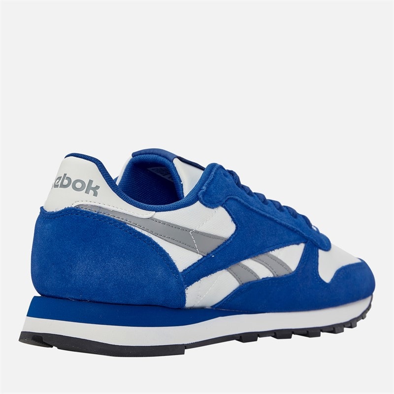 Reebok Baskets Classiques en Cuir Boundless Bleu/Craie/Gris 3 - Image 5