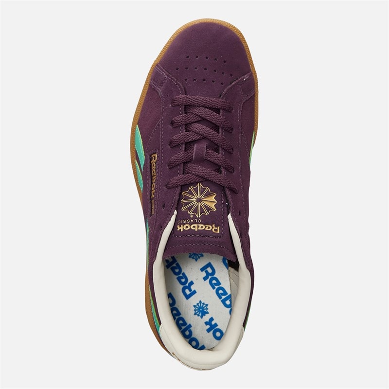 Reebok Club C Grounds Entraîneurs UK Midnight Plum/Unleshed Green/Noir - Image 4