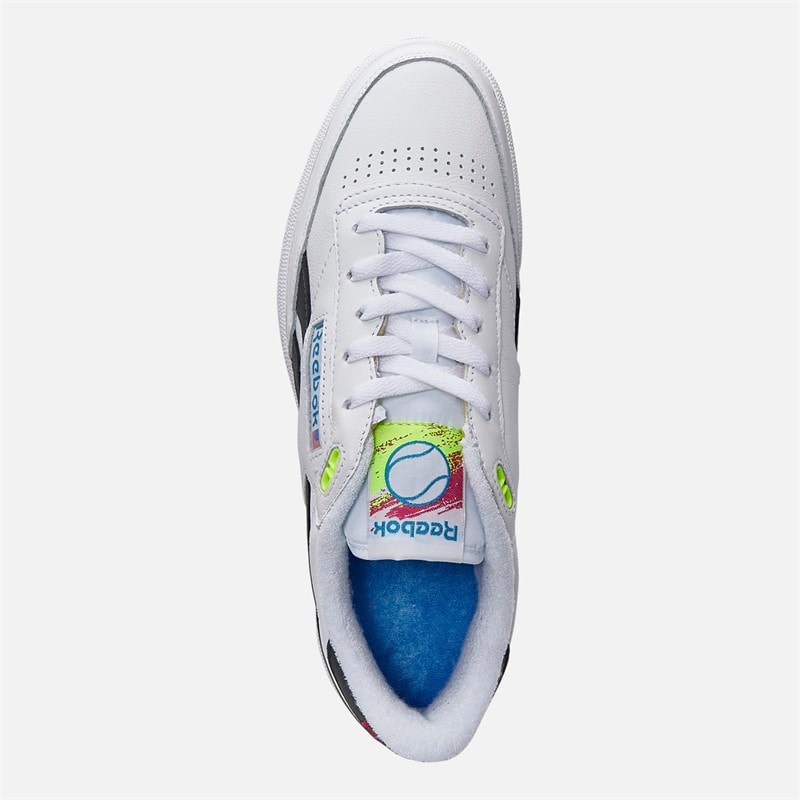 Reebok Club C Revenge Vintage jaren '90 Tennis Trainers Wit/Wit/Zwart - Afbeelding 4
