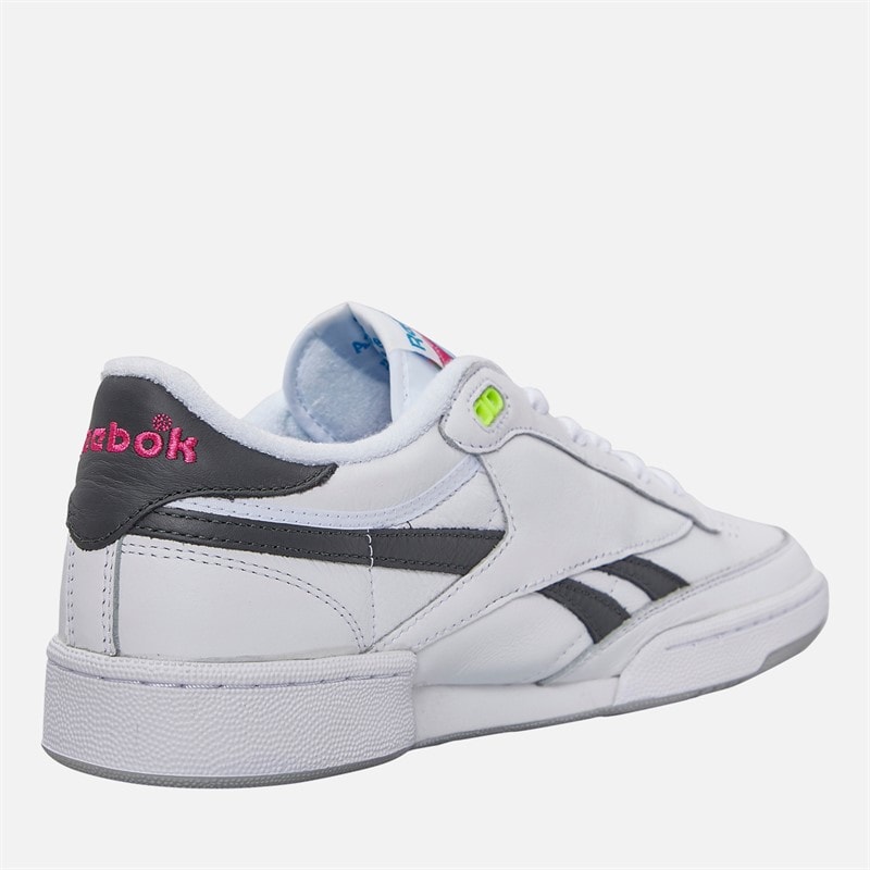 Reebok Club C Revenge Vintage jaren '90 Tennis Trainers Wit/Wit/Zwart - Afbeelding 5