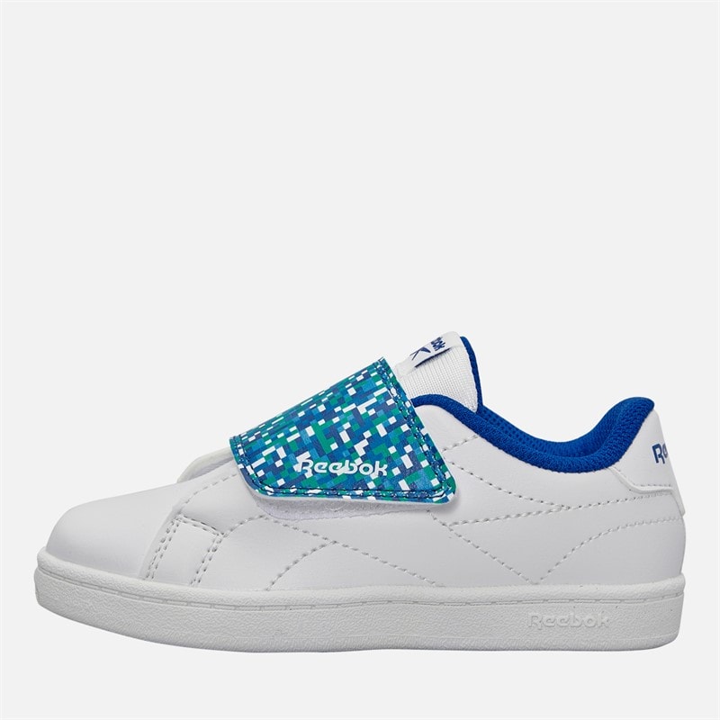 Reebok Kleinkind Gerichtsreinigung Klettverschluss Sneaker Weiß/Vector Blue/Vector Blue
