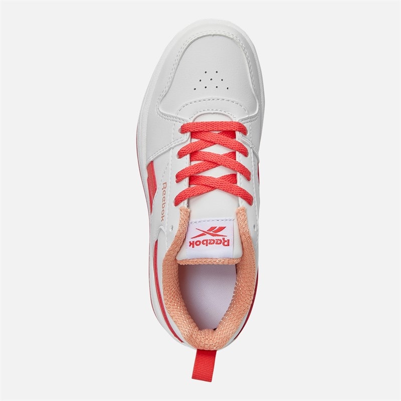 Reebok Royal Prime 2.0 sneakersy dla dziewczynki kolor Biały/Sunset Coral/Sunkissed Orange – zdjęcie  4