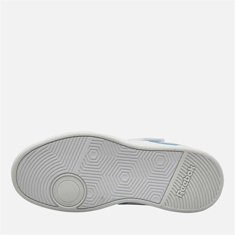 Reebok Baskets Court Advance Fille Blanc/Y2K Blue/Bleached Yellow - Image 2