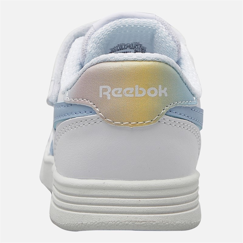 Reebok Baskets Court Advance Fille Blanc/Y2K Blue/Bleached Yellow - Image 3