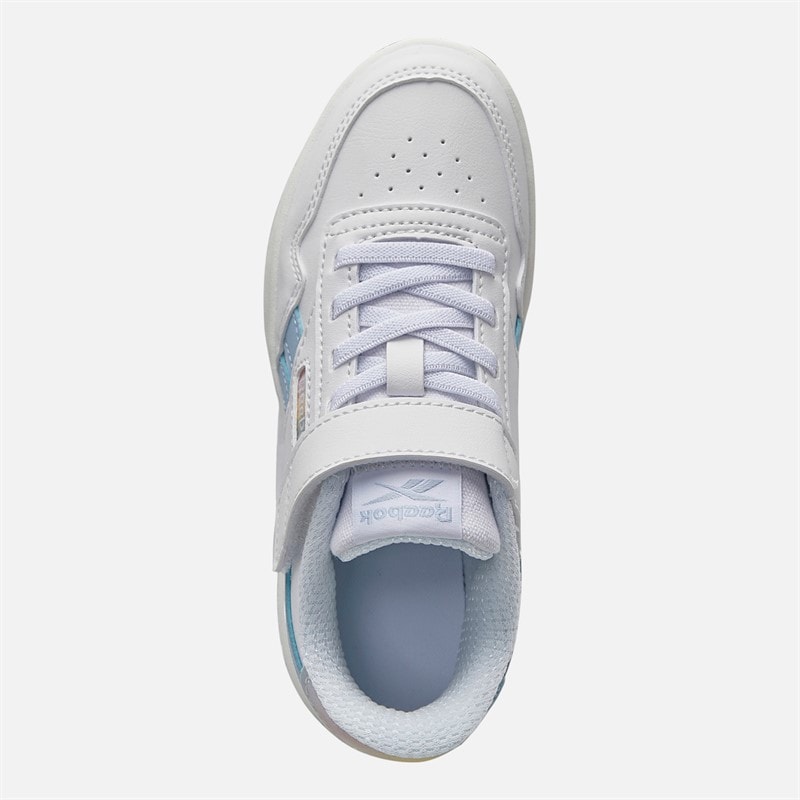 Reebok Baskets Court Advance Fille Blanc/Y2K Blue/Bleached Yellow - Image 4