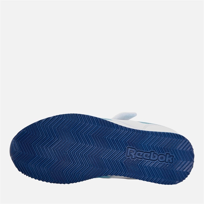 Reebok Baskets Garçon Royal Jog 3.0 Élastique et Bande Supérieure Blanc/Digital - Image 2