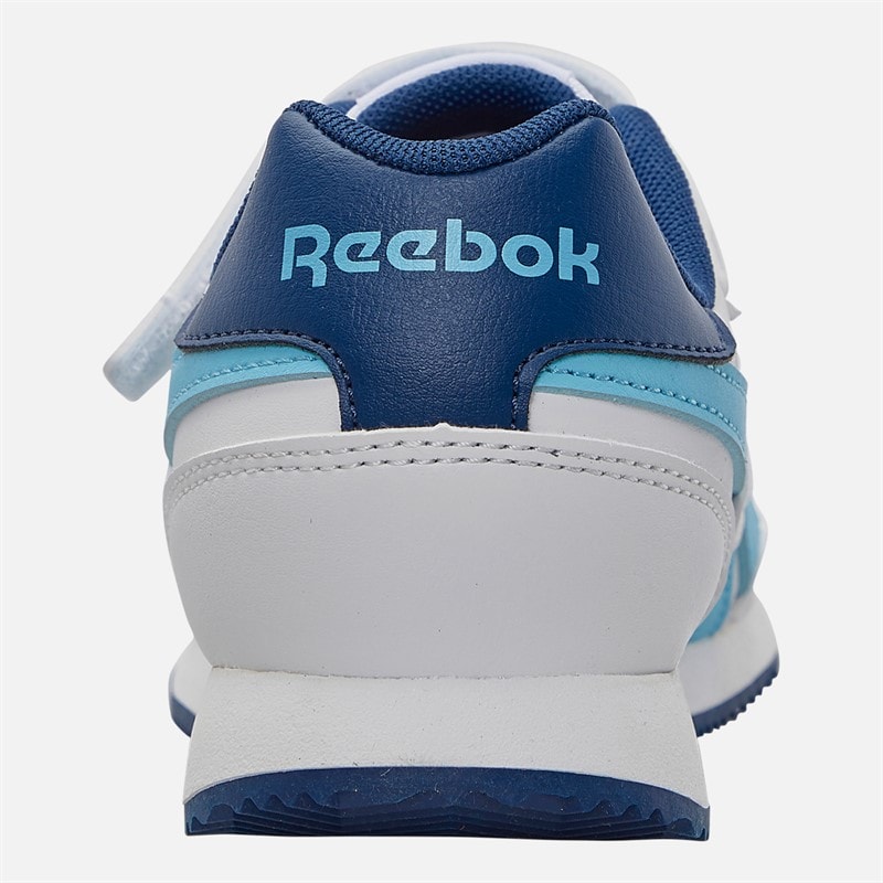 Reebok Baskets Garçon Royal Jog 3.0 Élastique et Bande Supérieure Blanc/Digital - Image 3