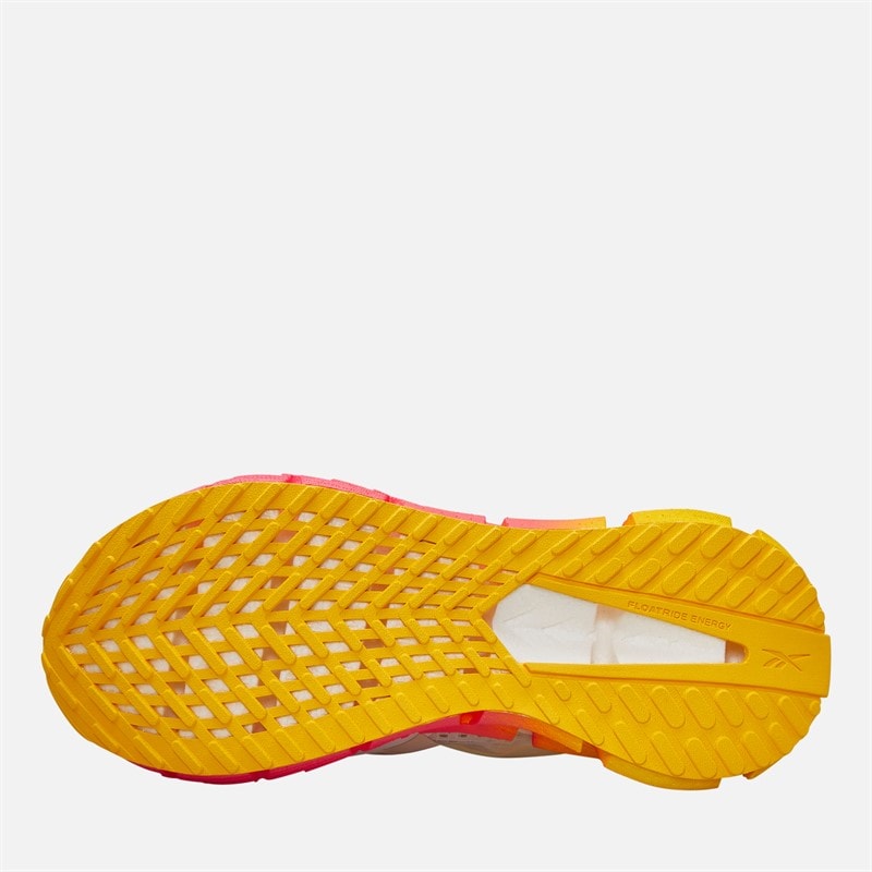 Reebok Dames FloatZig 1 Neutrale Hardloopschoenen Chalk/Sand/Atomic Pink - Afbeelding 2