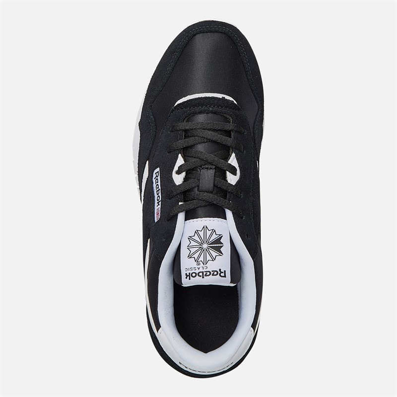 Reebok Baskets classiques en nylon Garçon Juniors Noir/Noir/Blanc - Image 4