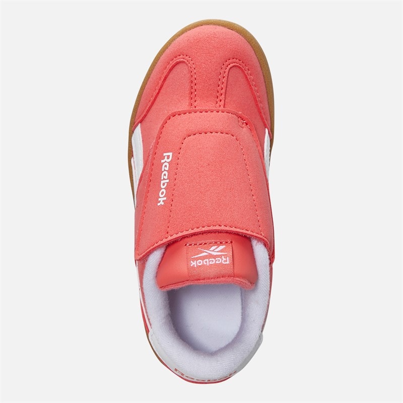 Reebok Kleinkind Smash Edge Klettverschluss Turnschuhe Sonnenuntergangs-Koralle/Elektrisches Bernstein/Gummi - Bild 4