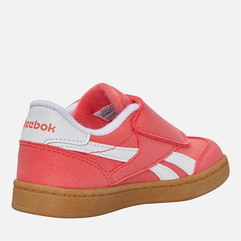 Reebok Kleinkind Smash Edge Klettverschluss Turnschuhe Sonnenuntergangs-Koralle/Elektrisches Bernstein/Gummi - Bild 5