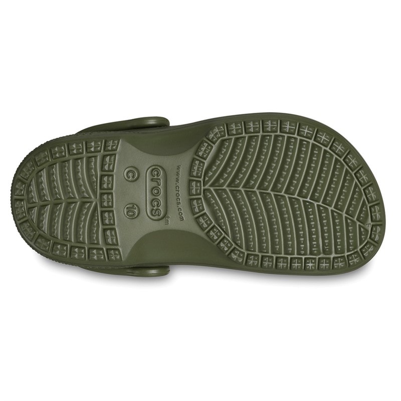 Crocs Kinder Baya Clogs Armee Grün - Bild 2