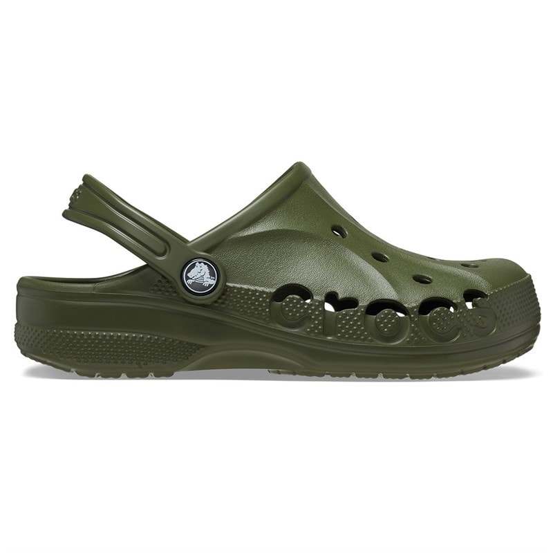 Crocs Kinder Baya Clogs Armee Grün - Bild 4