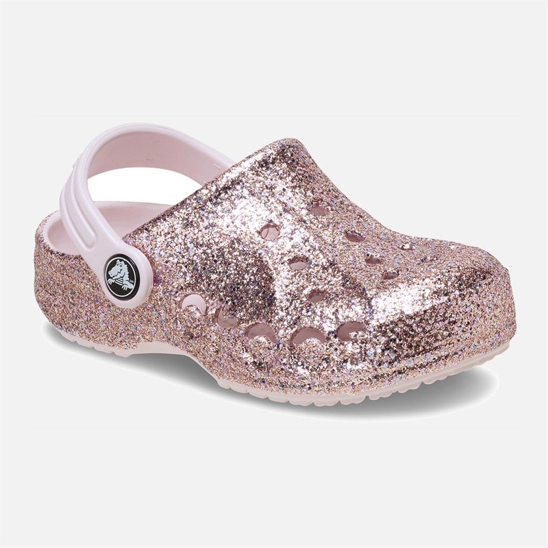 Crocs Meisjes Baya Gemengde Glitter Klompjes Nauwelijks Roze - Afbeelding 5