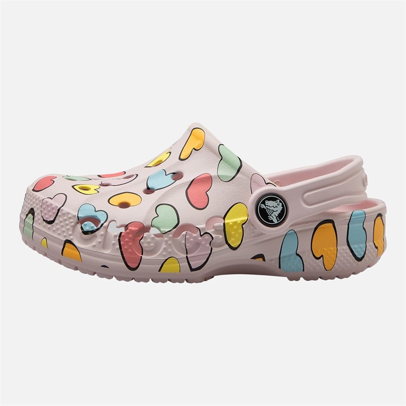 Crocs Meisjes Baya Seizoensgebonden Geprinte Klompen Barely Pink - Afbeelding 2