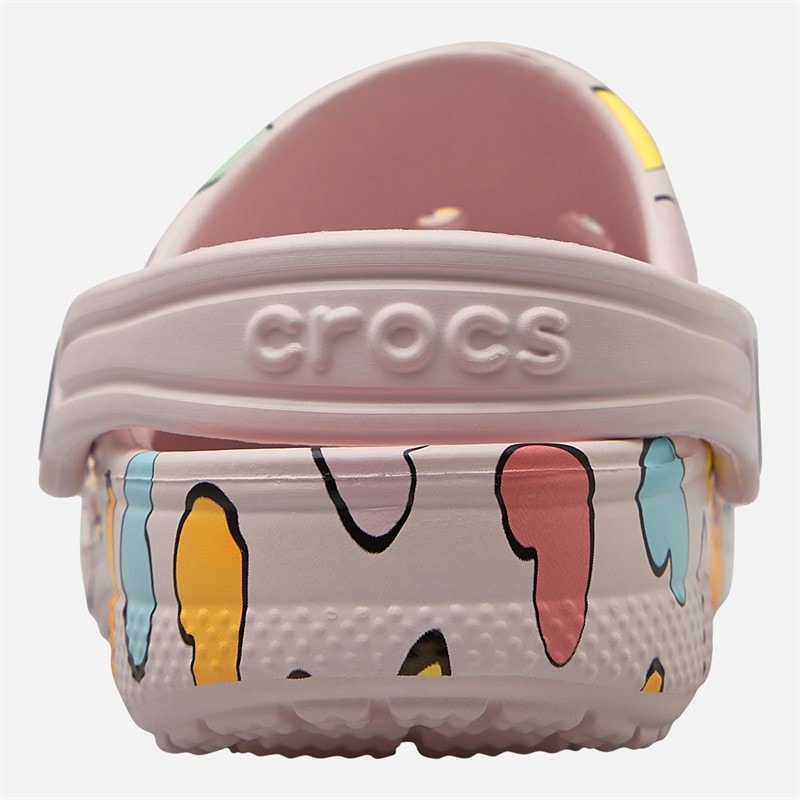 Crocs Meisjes Baya Seizoensgebonden Geprinte Klompen Barely Pink - Afbeelding 4