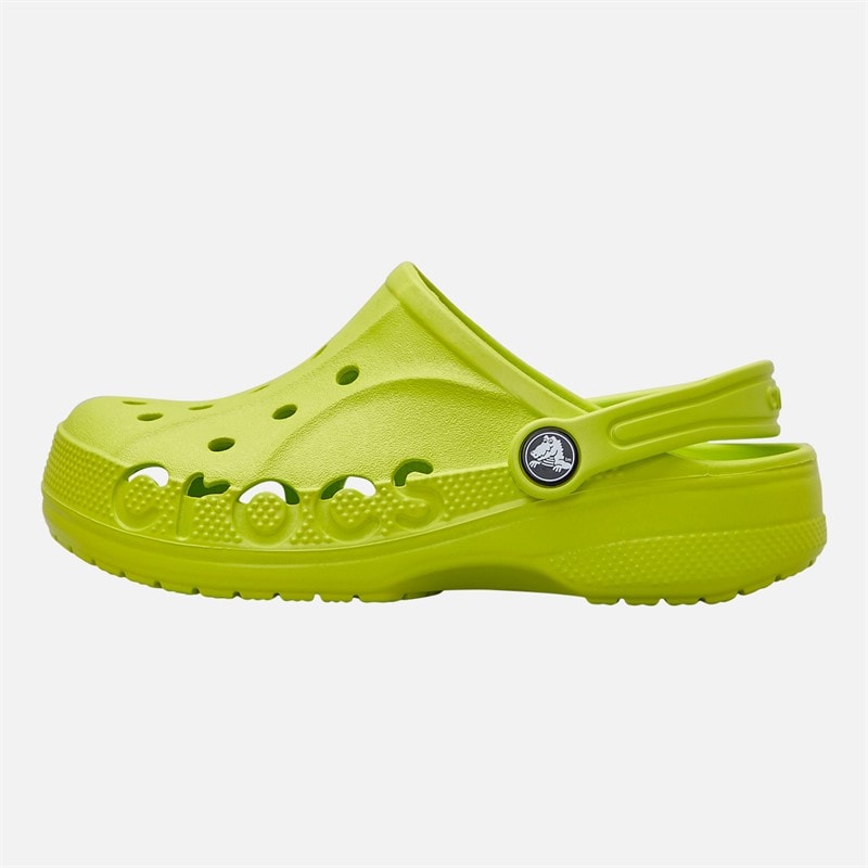 Crocs Baya K Clog Barely Pink dla dzieci kolor Lime Punch – zdjęcie  2