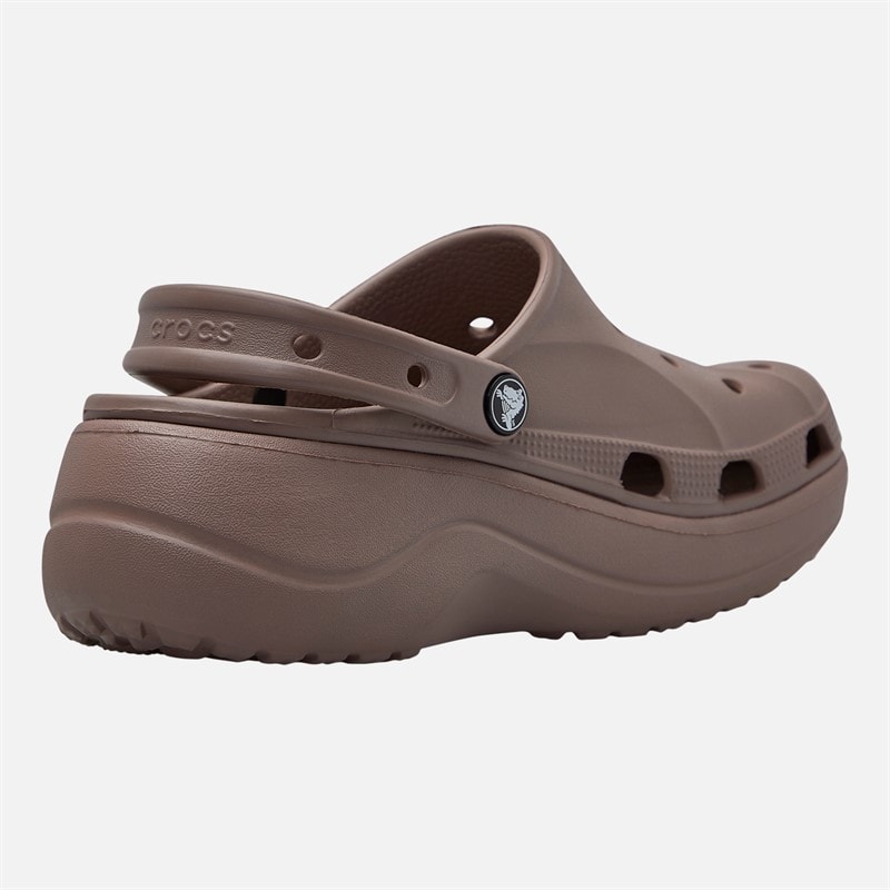 Crocs Baya Platform chodaki dla niej kolor Truffle – zdjęcie  5