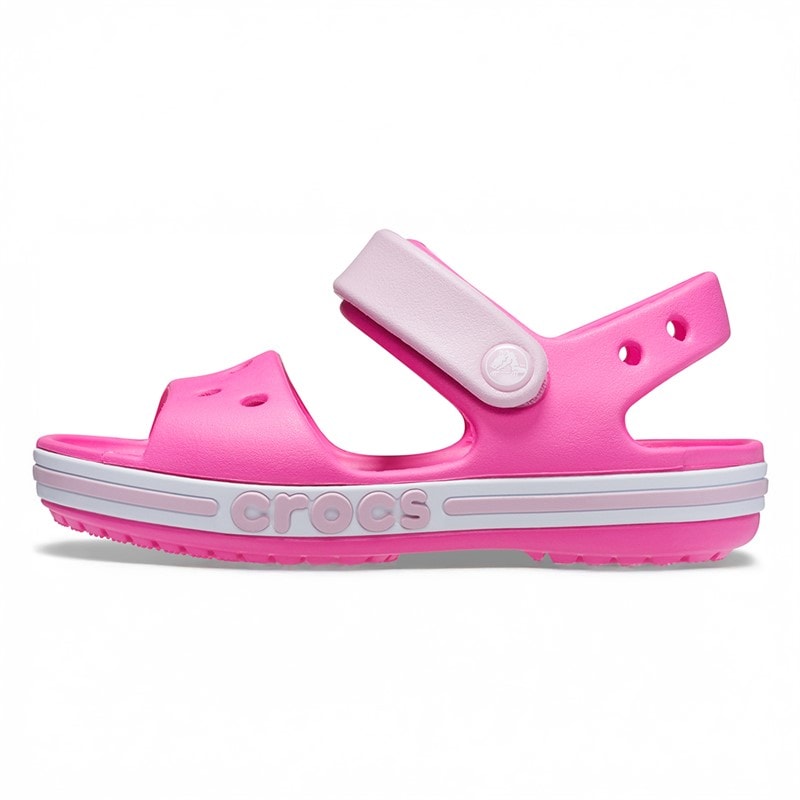 Crocs Meisjes Bayaband T Sandaal Electric Pink - Afbeelding 5