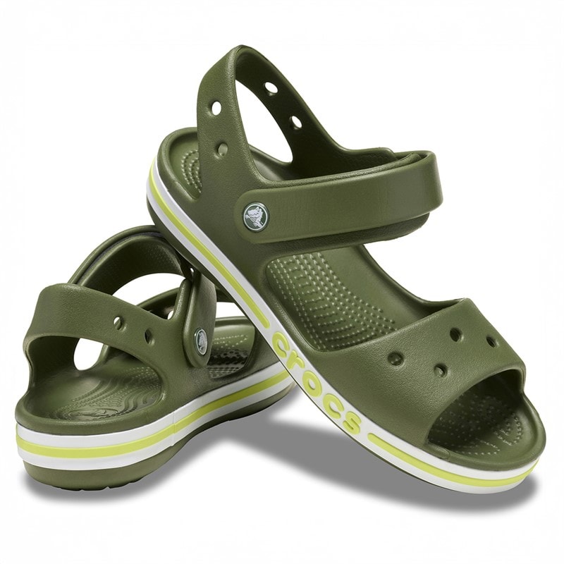 Crocs Kinderen Bayaband K Sandaal Army Green - Afbeelding 1