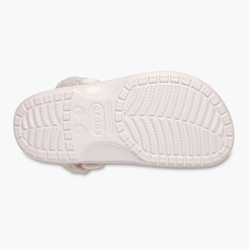 Crocs Baya gefütterte Fuzz Riemen Clogs Barely Pink - Bild 2