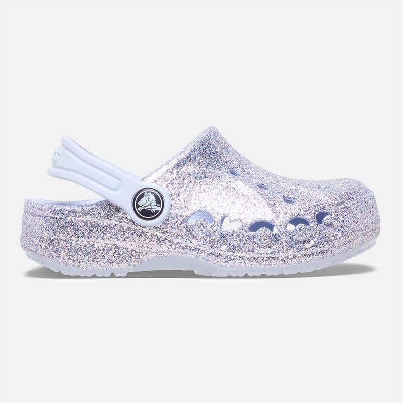 Crocs Baya Glitter K chodaki dla dziewczynek kolor Dreamscape – zdjęcie  4