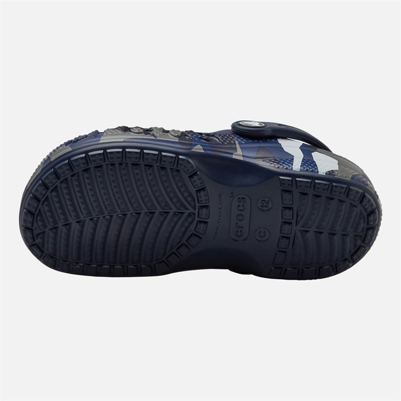 Crocs Junge Baya Saisonale Druck Clogs Navy Multi - Bild 3
