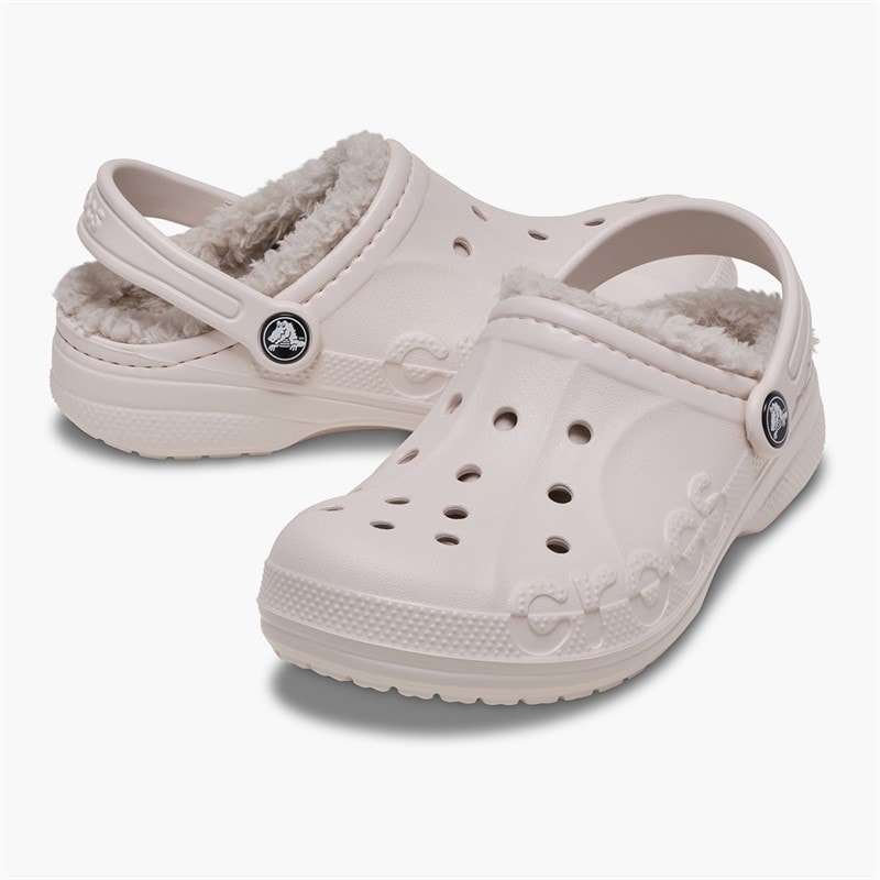 Crocs Sabots doublés Baya KC Fille Rose pâle